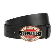 Stijlvolle Riem voor Mannen Dsquared2 , Black , Heren