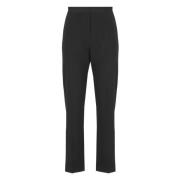 Stijlvolle broek voor mannen Msgm , Black , Dames