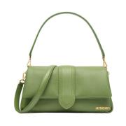 Groene Leren Tas Le Bambimou Jacquemus , Green , Dames