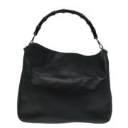 Pre-owned Leather gucci-bags Gucci Vintage , Black , Dames