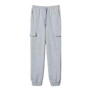 Cargo Joggers Grijs Katoenen Sweatpants Twinset , Gray , Dames