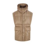 Beige Oversize Nylon Jas Jil Sander , Beige , Heren