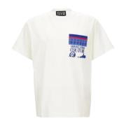 T-shirts en Polos Versace Jeans Couture , White , Heren