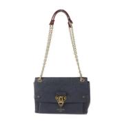 Pre-owned Leather shoulder-bags Louis Vuitton Vintage , Blue , Dames