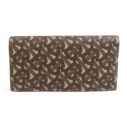 Pre-owned Canvas wallets Burberry Vintage , Brown , Dames