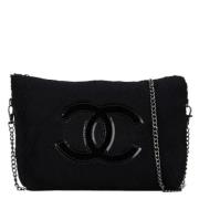 Pre-owned Canvas chanel-bags Chanel Vintage , Black , Dames