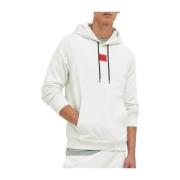 Beige Hoodie Daratschi Frans Terry Katoen Hugo Boss , Beige , Heren