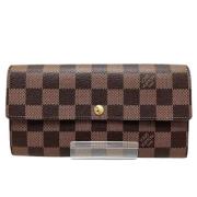 Pre-owned Fabric wallets Louis Vuitton Vintage , Brown , Dames