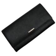 Pre-owned Leather wallets Burberry Vintage , Black , Dames