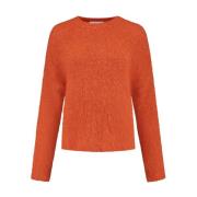 Stijlvolle Pullover Bobbie Kni Amaya Amsterdam , Orange , Dames