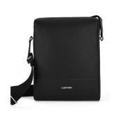 Stijlvolle kunstleren messenger tas Calvin Klein , Black , Heren