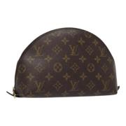 Pre-owned Canvas pouches Louis Vuitton Vintage , Brown , Dames