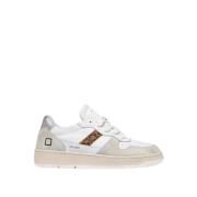 Vintage Court Sneakers Wit Vrouwen D.a.t.e. , White , Dames