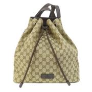 Pre-owned Canvas gucci-bags Gucci Vintage , Brown , Dames