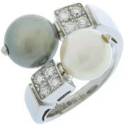 Pre-owned White Gold rings Bvlgari Vintage , Gray , Dames