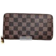 Pre-owned Canvas wallets Louis Vuitton Vintage , Brown , Dames