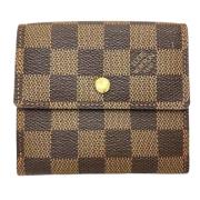 Pre-owned Fabric wallets Louis Vuitton Vintage , Brown , Dames