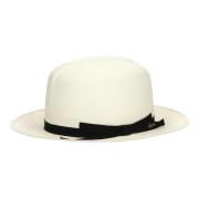 Montecristi Panama Hat Borsalino , White , Heren