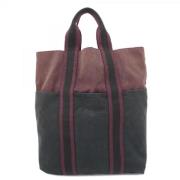 Pre-owned Canvas totes Hermès Vintage , Black , Dames