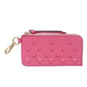 Pre-owned Leather wallets Jimmy Choo Pre-owned , Pink , Dames