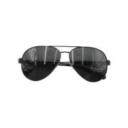 Pre-owned Metal sunglasses Bvlgari Vintage , Black , Dames