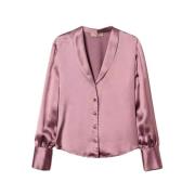 Stijlvolle Blouse voor Vrouwen Twinset , Pink , Dames