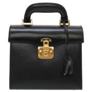 Pre-owned Leather gucci-bags Gucci Vintage , Black , Dames