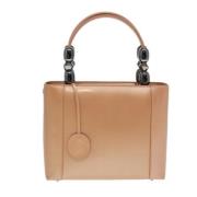 Pre-owned Leather dior-bags Dior Vintage , Pink , Dames