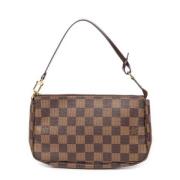 Pre-owned Coated canvas handbags Louis Vuitton Vintage , Brown , Dames