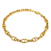 Pre-owned Metal dior-jewelry Dior Vintage , Yellow , Dames