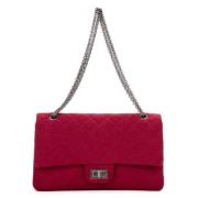 Pre-owned Canvas shoulder-bags Chanel Vintage , Red , Dames