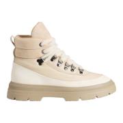 Beige Laarzen voor Stijlvol Schoeisel Woolrich , Beige , Dames