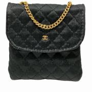 Pre-owned Fabric chanel-bags Chanel Vintage , Black , Dames