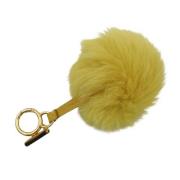 Pre-owned Fur key-holders Fendi Vintage , Yellow , Dames