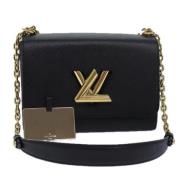 Pre-owned Leather louis-vuitton-bags Louis Vuitton Vintage , Black , D...