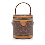 Pre-owned Canvas handbags Louis Vuitton Vintage , Brown , Dames