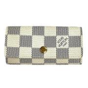 Pre-owned Canvas key-holders Louis Vuitton Vintage , Beige , Dames