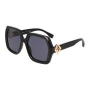 Zonnebril met Onregelmatige Vorm Fendi , Black , Unisex