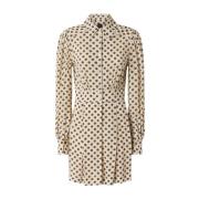 Elegante Jurk voor Vrouwen Pinko , Beige , Dames