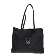 Pre-owned Fabric totes Fendi Vintage , Black , Dames