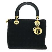 Pre-owned Canvas dior-bags Dior Vintage , Black , Dames