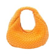 Pre-owned Leather handbags Bottega Veneta Vintage , Orange , Dames