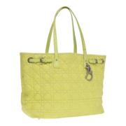 Pre-owned Canvas totes Dior Vintage , Yellow , Dames