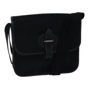 Pre-owned Canvas crossbody-bags Hermès Vintage , Black , Dames