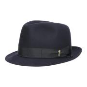 Charlait Vilthoed met Kleine Rand Borsalino , Blue , Heren