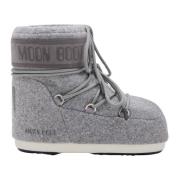 Faux Fur Beads Winterlaarzen Moon Boot , Gray , Dames