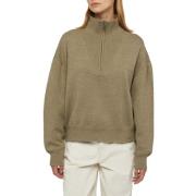 Groene East Helena 1/4 Zip Sweater Dickies , Green , Dames