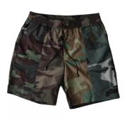 Camouflage Patchwork Zwemshorts met Elastische Taille Dolce & Gabbana ...