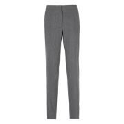 Grijze Wollen Broek met Zakken Jil Sander , Gray , Dames