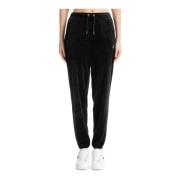 Middelhoge taille Trekkoord Sweatpants met Swarovski Juicy Couture , B...